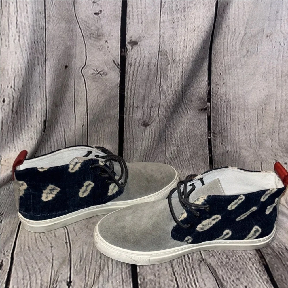 Del Torro Chukka High Top Sneaker Men’s Suede Lace Up Round Toe Shoes Size 8